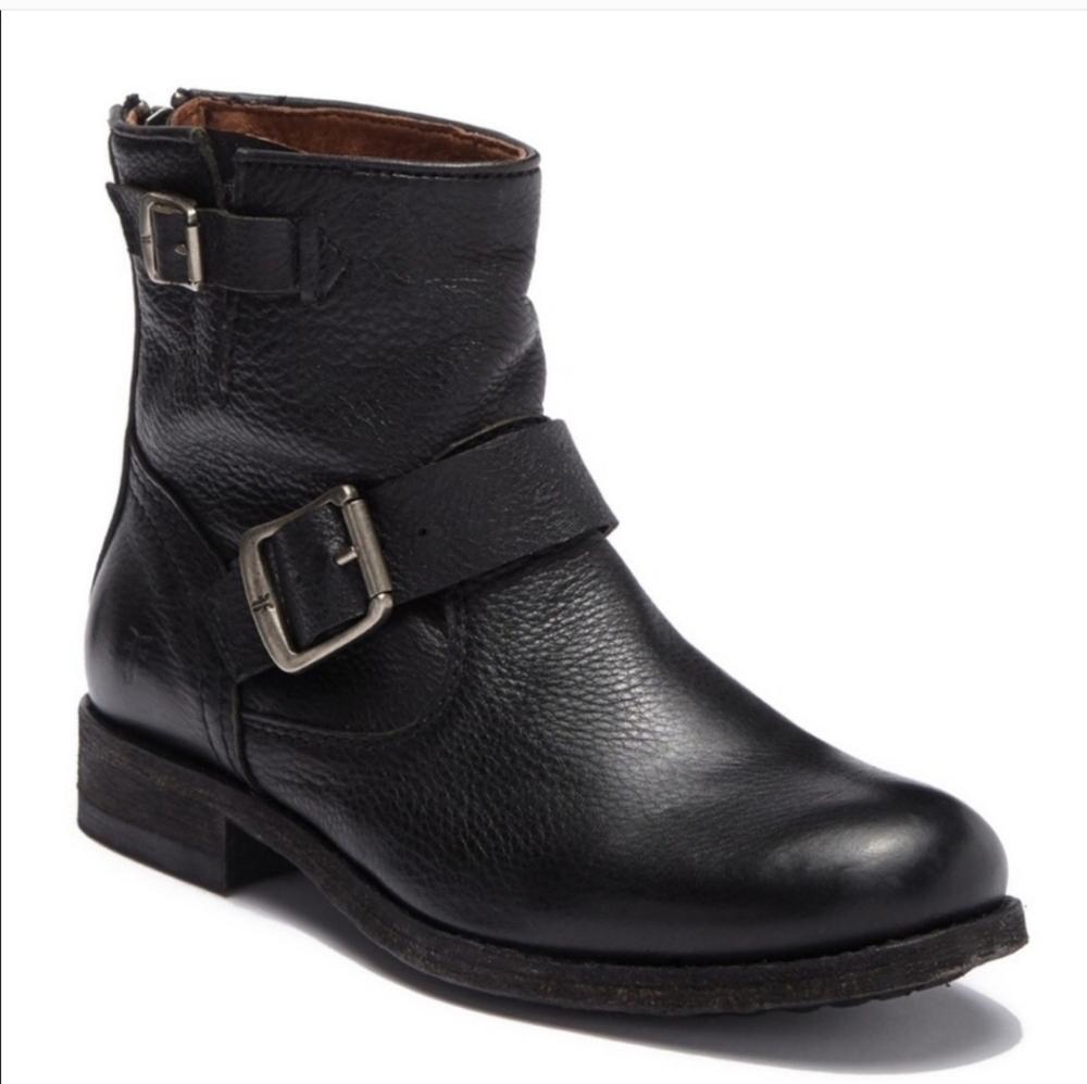 Frye 7 B Tyler Engineer Leather Boots 3472366